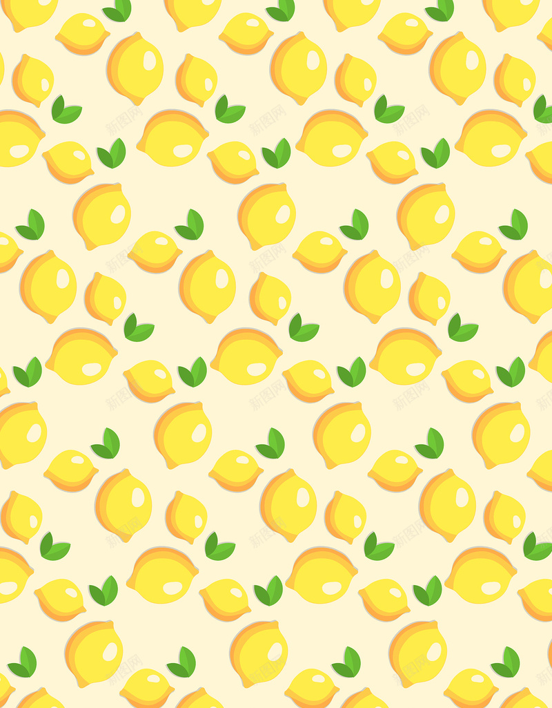 简约黄色柠檬水果H5背景jpg设计背景_88icon https://88icon.com 简约 黄色 柠檬 水果 纹理 H5背景 底图 排列