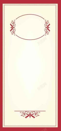 英国信纸欧式复古红色花边花纹信纸装饰海报背景高清图片