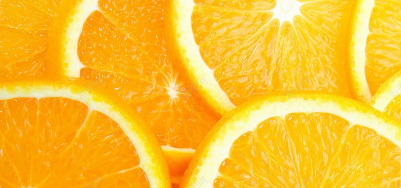 橙子甜美水果海报背景