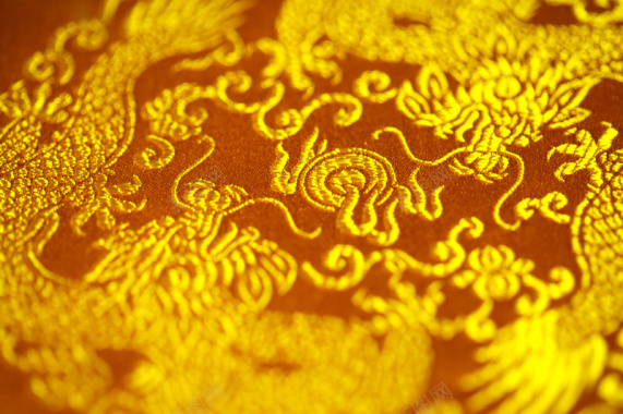 金色刺绣背景素材背景