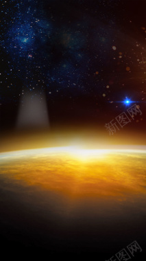星空科技海报背景素材背景