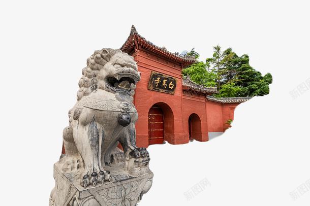 洛阳白马寺寺庙png免抠素材_88icon https://88icon.com 印象洛阳 寺庙 洛阳 洛阳白马寺 白马寺