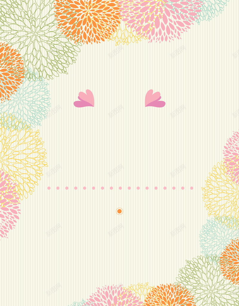 母亲节温馨海报背景psd设计背景_88icon https://88icon.com 母亲节 温馨 花纹 小清新 文艺 爱心 粉色 黄色 海报 背景