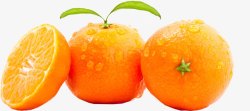 夏日水果橙色效果橙子素材