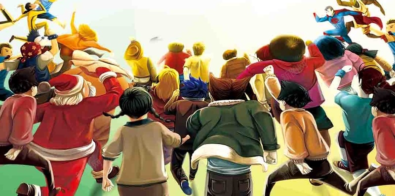 炫彩卡通五一劳动节PSD分层H5背景素材psd设计背景_88icon https://88icon.com 炫彩 卡通 五一劳动节 背景素材 卡通人物 PSD分层 H5 边框 童趣