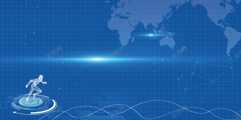 科技感拓路前行领跑未来jpg设计背景_88icon https://88icon.com 创意展板 宣传展板 拓路前行 领跑未来 科技感 动感线条 蓝色 时间地图 平面设计 分层文件 PSD源文件 150PPI