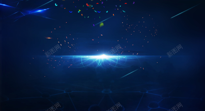 科技炫光背景背景