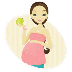 孕妇饮食苹果素材