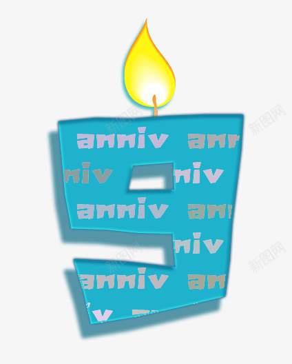 九周年生日蜡烛png免抠素材_88icon https://88icon.com 9 周年 庆 蜡烛 鼠