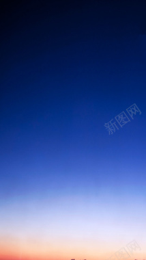 蓝色天空唯美手机H5背景背景