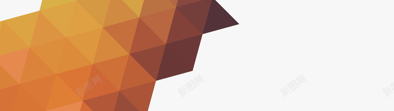 时尚几何形banner背景jpg设计背景_88icon https://88icon.com 海报banner 橙色几何体 简约背景 扁平 渐变 几何