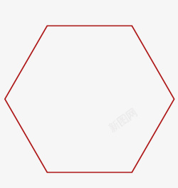 几何数学图标正六边形的图形高清图片