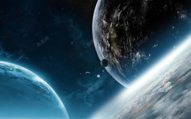 蓝色星球背景jpg设计背景_88icon https://88icon.com 星空 宇宙 星球 蓝色 星云 星海 星际 质感 纹理