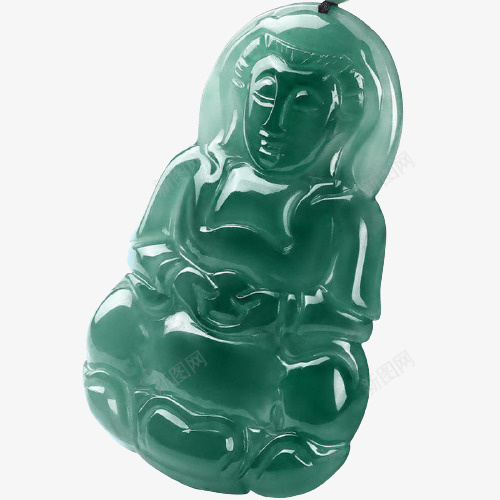 油青观音翡翠png免抠素材_88icon https://88icon.com 翡翠 观音 天然a货 油青