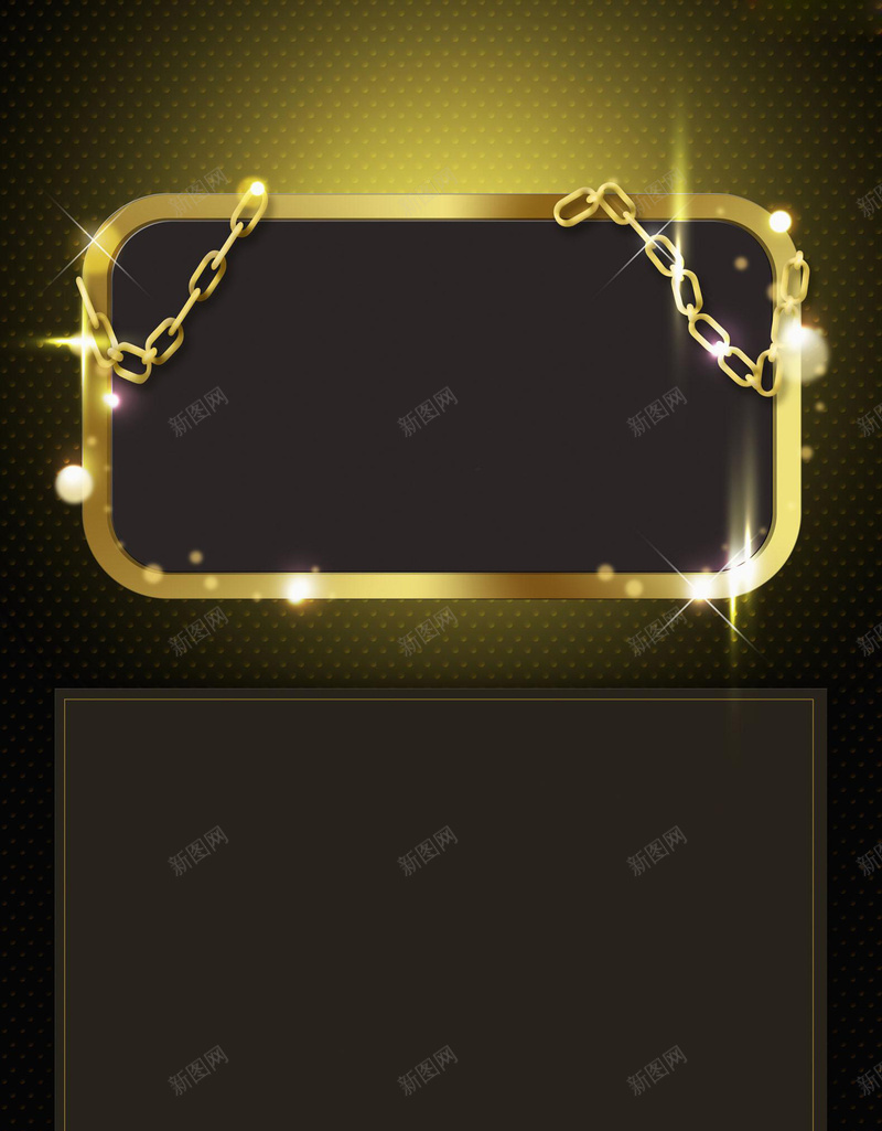 黑色背景酷炫金色边框平面广告jpg设计背景_88icon https://88icon.com 平面广告 金色边框 黑色背景 边框 酷炫 铁链 激情 狂欢 光芒