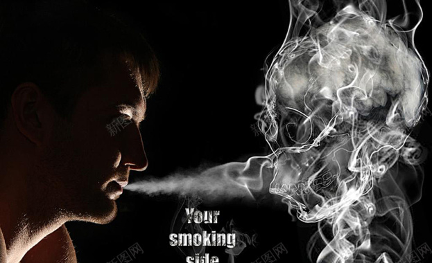 531世界无烟日创意禁烟广告背景背景