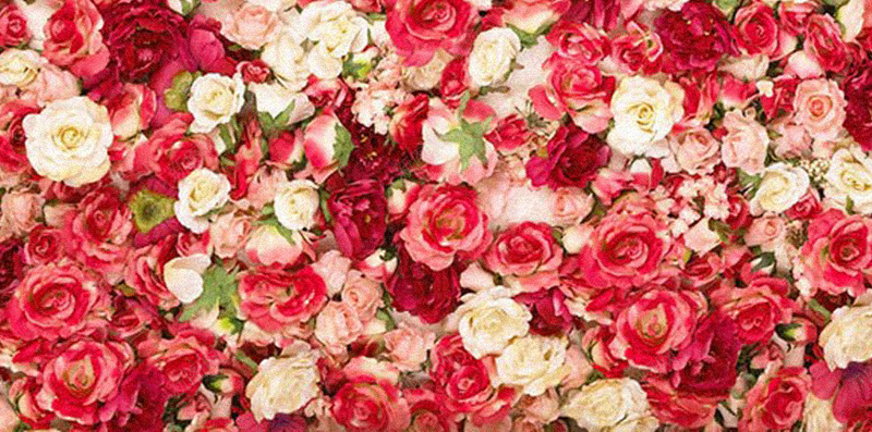 红色花卉H5背景jpg设计背景_88icon https://88icon.com 情人节 婚庆 浪漫 红色 花卉 H5背景 心形 白色 H5 h5 梦幻