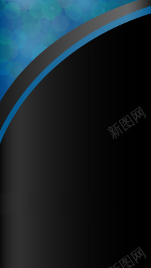简洁大气黑蓝色块H5背景元素背景