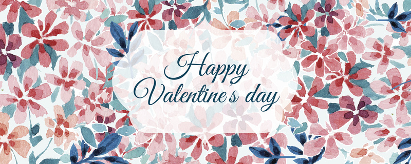 happyvalentinesdayjpg设计背景_88icon https://88icon.com valentines happy day 水彩 花卉 情人节 banner 1 海报banner 卡通 童趣 手绘