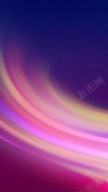 唯美抽象彩虹H5背景背景