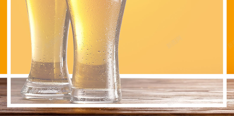 时尚冰镇啤酒冰镇一夏畅饮无限H5psd设计背景_88icon https://88icon.com 冰镇一夏 冰镇啤酒 啤酒 时尚 边框 畅饮无限 扎啤 畅饮一夏H5 酒杯