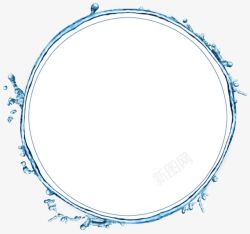水花环装饰特效素材
