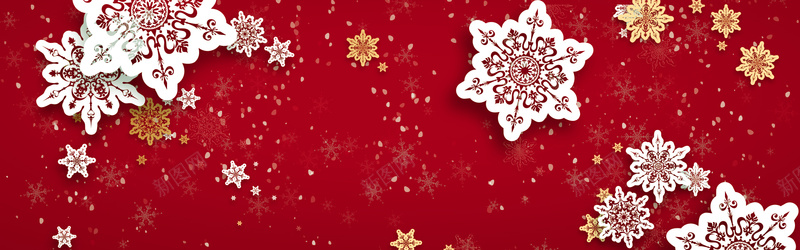 圣诞节红色扁平电商雪花bannerpsd设计背景_88icon https://88icon.com 圣诞节 圣诞老人 圣诞banner 圣诞快乐 圣诞狂欢 圣诞树 新年 圣诞元素 双蛋狂欢 元旦