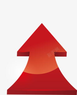 红色箭头矢量素材素材