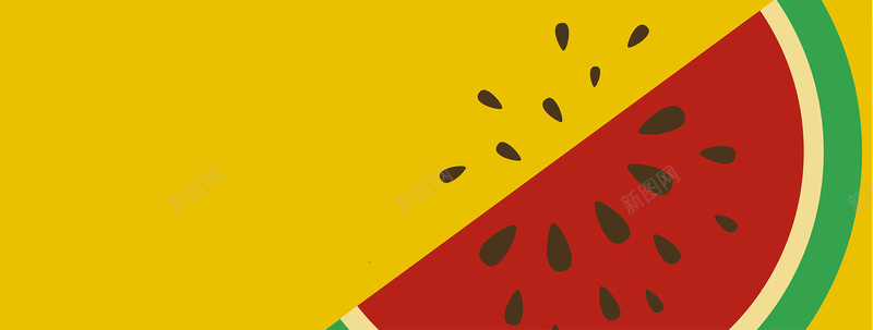 扁平卡通可爱黄色底夏天西瓜jpg设计背景_88icon https://88icon.com 扁平 卡通 可爱 黄色 夏天 西瓜 海报banner 童趣 手绘