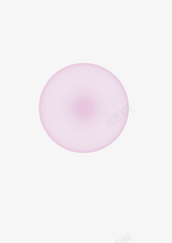 粉色花纹球体素材