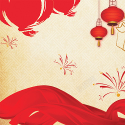 猴年新春春节海报高清图片