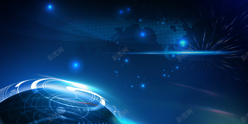 蓝色科技炫光背景psd设计背景_88icon https://88icon.com 科技画面 科技背景 蓝色科技 光线 炫光 科技 科技感 科技风 高科技 科幻 商务