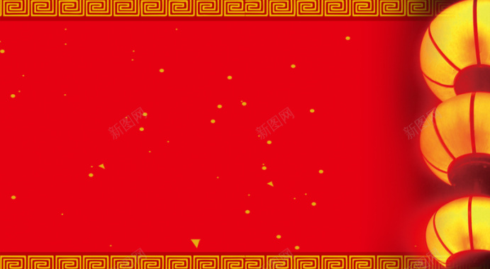 灯笼底纹红色新年节日背景背景