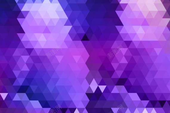 紫色三角背景矢量素材背景