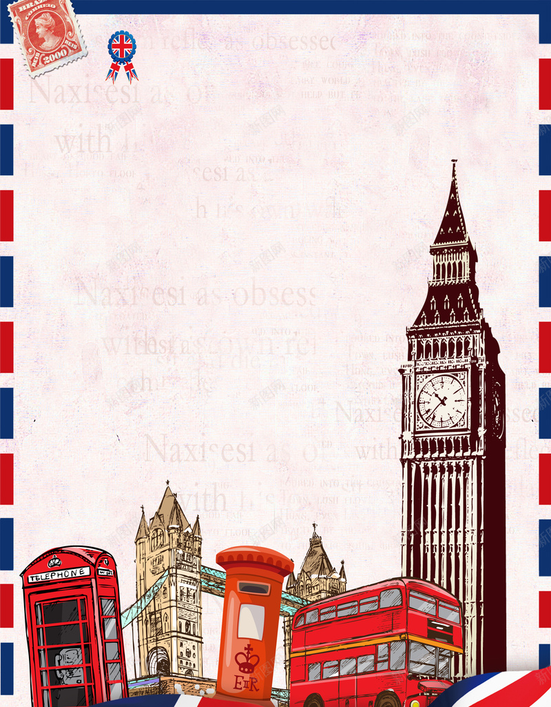 英伦风国外旅游旅行手绘卡通海报背景图jpg设计背景_88icon https://88icon.com 英伦风 国外 手绘 旅游 旅行 卡通 海报 背景图