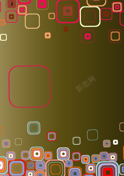 组合方格复古几何方格组合炫彩商务封面海报背景高清图片