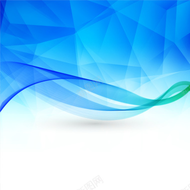 蓝色商务线条抽象几何质感背景素材背景