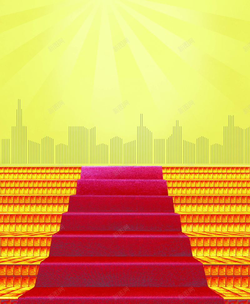 阶梯地毯展板背景素材psd设计背景_88icon https://88icon.com X展架 商业 展板 展板背景 春节地毯 红地毯 阶梯 阶梯素材 黄色