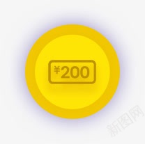动漫200金币LOGO动漫图标