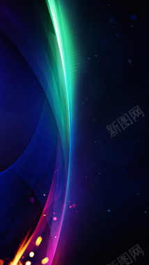 彩色炫彩H5背景背景