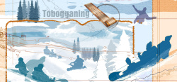 滑雪场海报设计奥运会冬奥会运动会滑雪卡通涂鸦背景高清图片