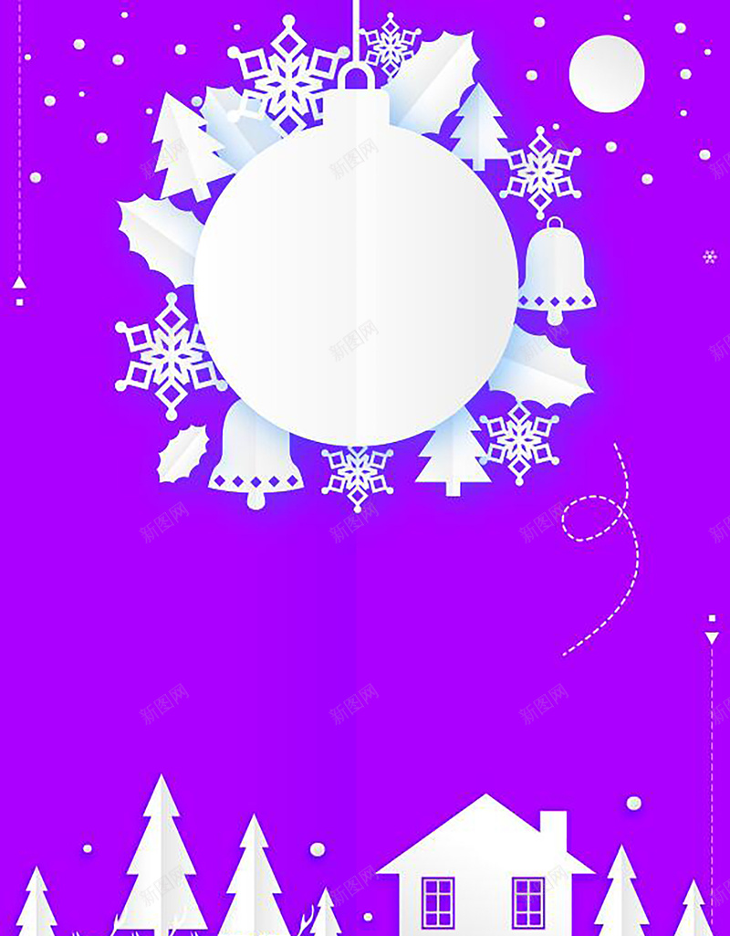 冬季旅游紫色扁平简约剪影促销背景jpg设计背景_88icon https://88icon.com 冬天旅行 冬季旅游 创意海报 小镇旅游 字体 圣诞之旅 雪花 冬季嘉年华 圣诞节海报 冬天海报