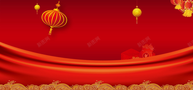 年会中国风喜庆红色海报banner背景psd设计背景_88icon https://88icon.com 年会 中国风 喜庆 热烈 灯笼 金币 红色 海报banner 喜庆海报 喜庆红色 喜庆国风 国风