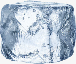 透明冰块水火不容素材