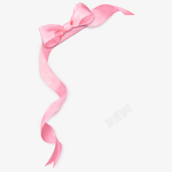 蝴蝶结礼盒彩带素材