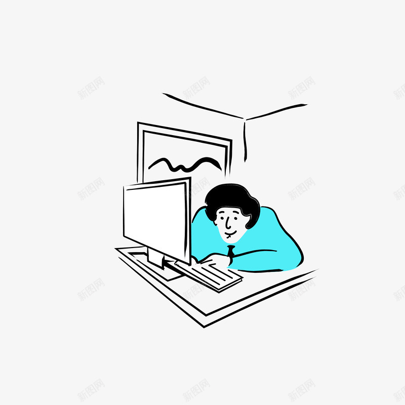 Illustration Kit条漫png免抠素材_88icon https://88icon.com 人物扁平 条漫