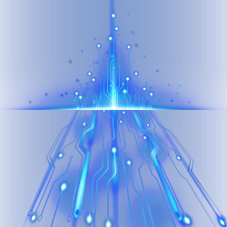 科技未来科幻蓝色光效粒子光圈灯光透明图案 后期设计 33科技感宇宙星球素材