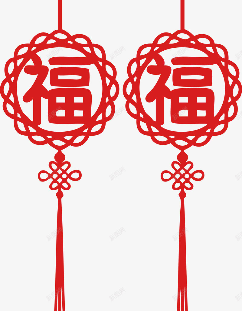 个性花边福字中国结新年元旦png免抠素材_88icon https://88icon.com 个性 花边 福字 中国结 新年 年元旦