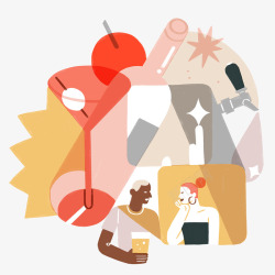 coursesprofession Hobby courses EducationB插画高清图片
