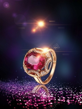 红宝石戒指背景素材背景
